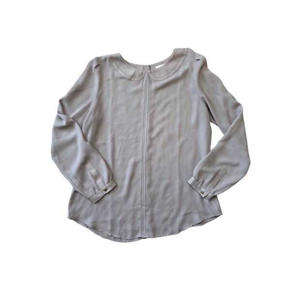 Ann Taylor LOFT Women's Blush colored blouse, Simple, elegant, size Med - Picture 1 of 9